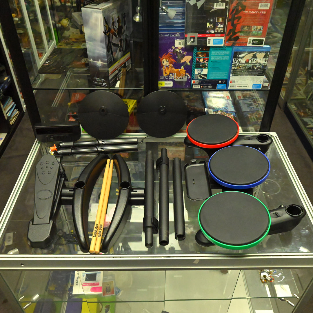 Band Kit for Guitar Hero Wii - 2 Guitars 1 Drums 1 Mic - Nintendo Wii Accessory