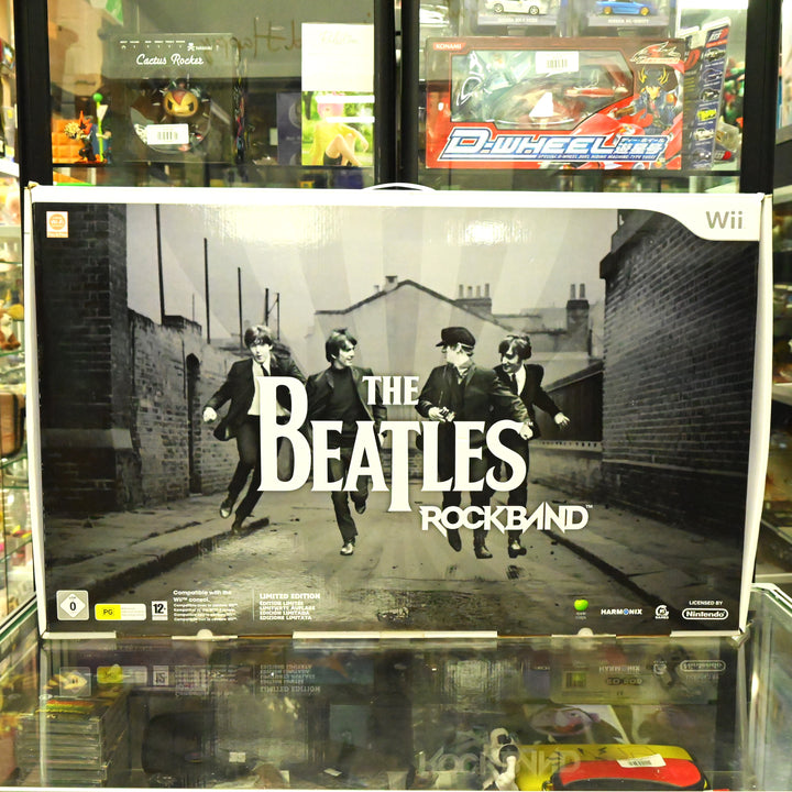 The Beatles Rock Band Bundle - Nintendo Wii Game + Manual - PAL - MINT DISC!